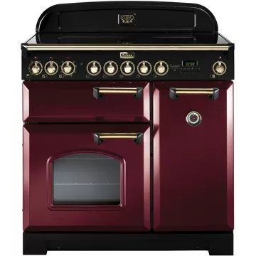 Piano de cuisson induction FALCON CLASSIC DELUXE 90 ROUGE AIRELLE/LAITON