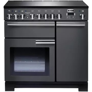 Piano de cuisson induction FALCON PROFESSIONAL DELUXE 90 ARDOISE CHROME