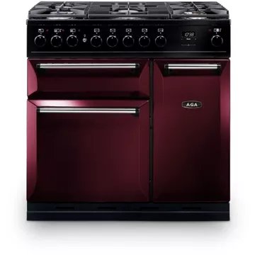 Piano de cuisson gaz AGA MASTER CHEF DELUXE 90 DF ROUGE AIRELLE