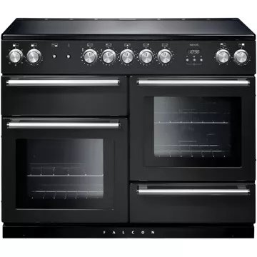 Piano de cuisson induction FALCON NEXUS 110 CHARBON Mat satiné CHROME