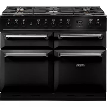 Piano de cuisson gaz AGA MASTERCHEF DELUXE 110 MIXTE NOIR