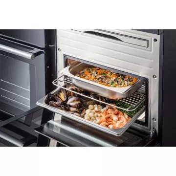 Piano de cuisson induction FALCON NEXUS STEAM 110 IVOIRE CHROME SATINÉ – Image 7