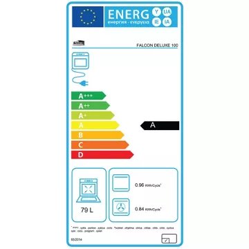Piano de cuisson induction FALCON Semi Pro DELUXE 100 BLEU DE CHINE NICKEL – Image 5