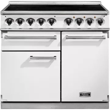 Piano de cuisson induction FALCON Semi Pro DELUXE 100 BLANC NICKEL BROSSÉ