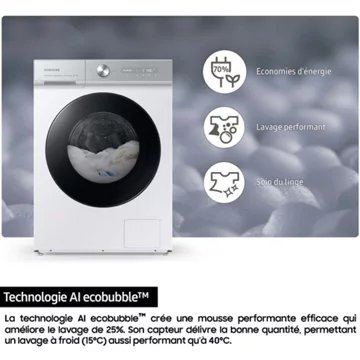Lave linge hublot SAMSUNG WW11DG5B25AE Bespoke AI – Image 8
