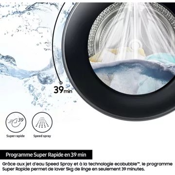 Lave linge hublot SAMSUNG WW11DG5B25AE Bespoke AI – Image 10