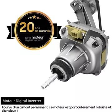 Lave linge hublot SAMSUNG WW11DG5B25AE Bespoke AI – Image 17