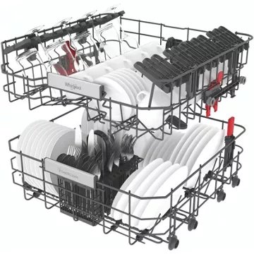 Lave vaisselle 60 cm WHIRLPOOL WH3FC14BN71X 6ème sens – Image 9