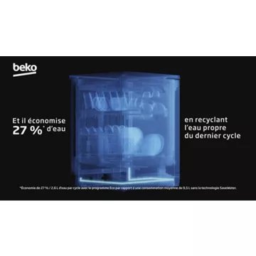 Lave vaisselle 60 cm BEKO BDFN38641XC - SaveWater – Image 15