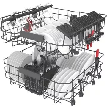 Lave vaisselle 60 cm WHIRLPOOL W3FD634X 6ème sens – Image 12