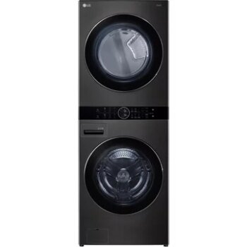 Lave linge séchant hublot 	LG	F761TOWERB Washtower