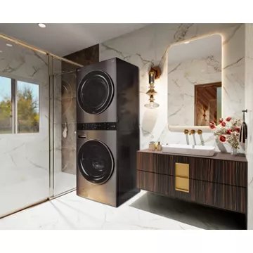 Lave linge séchant hublot LG F761TOWERB Washtower – Image 4